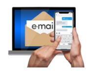 Using email on computer