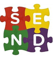 Jigsaw with word SEND