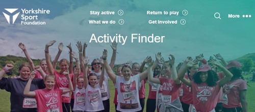 Yorkshire sport activity finder